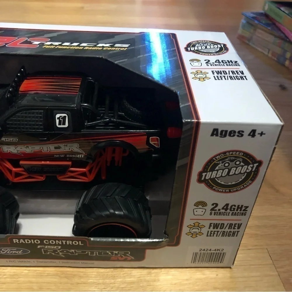 Ford F150 Raptor RC Truck Toy NEW Black Red Remote Control Car